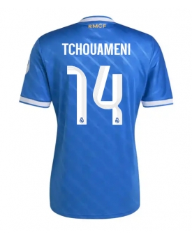 Billige Fotballdrakt Real Madrid Aurelien Tchouameni #14 Replika Tredjedrakt 2025-26 Kortermet Billige Fotballdrakt Real Madrid Aurelien Tchouameni #14 Replika Tredjedrakt 2025-26 Kortermet